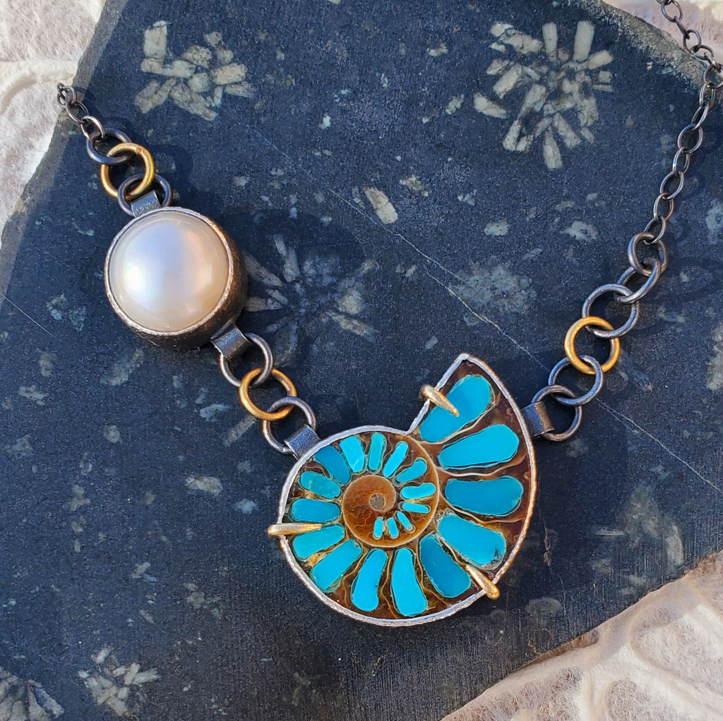 Ammonite Necklace – Michelle Spanyard